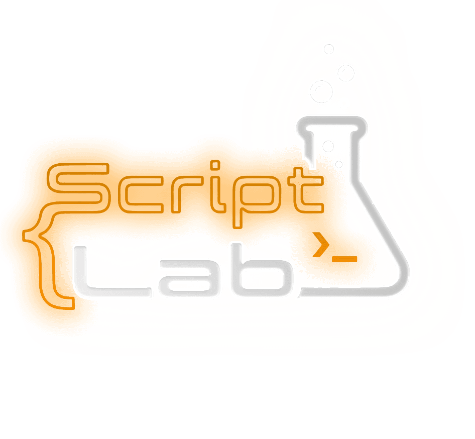ScriptLab neon logo