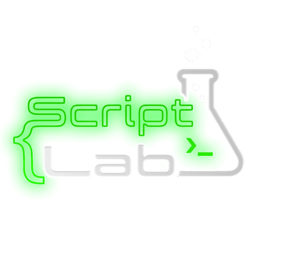 ScriptLab neon logo